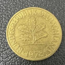 Almanya 10 Pfennig 1978 D