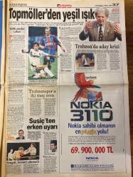 HÜRRİYET GAZETESİ DOĞUM GÜNÜ HEDİYESİ - 5 MAYIS 1999 - TAM TAKIM 42 SAYFADIR -Süleyman Demirel-Merve Kavakçı-Sedat Simavi-Oktay Ekşi-Recep Tayyip Erdoğan-Hüsamettin Cindoruk-Esengül Civelek-Tansu Çiller-İsmail Cem-Mesut Yılmaz-Hüsamettin Özkan-Bülent Ecevit-Özer Çiller-Sadi Somuncuoğlu-Hakkı Keskin-Kavakçı-Baba Kavakçı-Soner Yalçın-Hakan Şükür-Fatih Terim-Oğuz Sarvan-Saffet Sancaklı-Mehmet Özdilek-Elvir Balic-Joachim Löw-Thomas Högh-John Moshoeu-Uche Okechukwu-Abdullah Piyale-Klaus Toppmöller-Muhsin Ertuğral-Adnan Sungur-Kemal Anık-Tugay Kerimoğlu-Zoran Susiç-Ünsal Turan-Yasemin Kumral-Güz Aral-Tarkan-Michael Jackson-Harika Avcı-Hakan Peker  ‘Ajan provokatör’ü bilerek söyledim-Kritik sorular hassas cevaplar-Kavakçı’nın yalanı-Militan Merve-Baba Kavakçı da mollalara dost-Üzerime düşeni yapmaya hazırım-Parlamento’da gelenek-Ölümcül menenjit yeni yaş gruplarını da kanserini yayan bir hastalık-İGDAŞ’tan ihaleyi FP’liyim diye aldım-Telefon skandalı Emniyet’i sarstı-Kupada son tango-Ezeli re