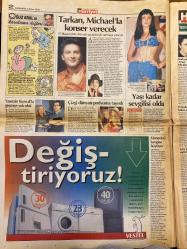 HÜRRİYET GAZETESİ DOĞUM GÜNÜ HEDİYESİ - 5 MAYIS 1999 - TAM TAKIM 42 SAYFADIR -Süleyman Demirel-Merve Kavakçı-Sedat Simavi-Oktay Ekşi-Recep Tayyip Erdoğan-Hüsamettin Cindoruk-Esengül Civelek-Tansu Çiller-İsmail Cem-Mesut Yılmaz-Hüsamettin Özkan-Bülent Ecevit-Özer Çiller-Sadi Somuncuoğlu-Hakkı Keskin-Kavakçı-Baba Kavakçı-Soner Yalçın-Hakan Şükür-Fatih Terim-Oğuz Sarvan-Saffet Sancaklı-Mehmet Özdilek-Elvir Balic-Joachim Löw-Thomas Högh-John Moshoeu-Uche Okechukwu-Abdullah Piyale-Klaus Toppmöller-Muhsin Ertuğral-Adnan Sungur-Kemal Anık-Tugay Kerimoğlu-Zoran Susiç-Ünsal Turan-Yasemin Kumral-Güz Aral-Tarkan-Michael Jackson-Harika Avcı-Hakan Peker  ‘Ajan provokatör’ü bilerek söyledim-Kritik sorular hassas cevaplar-Kavakçı’nın yalanı-Militan Merve-Baba Kavakçı da mollalara dost-Üzerime düşeni yapmaya hazırım-Parlamento’da gelenek-Ölümcül menenjit yeni yaş gruplarını da kanserini yayan bir hastalık-İGDAŞ’tan ihaleyi FP’liyim diye aldım-Telefon skandalı Emniyet’i sarstı-Kupada son tango-Ezeli re