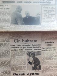 Cumhuriyet Gazetesi - 4 Ocak 1946 - hak ve şeref yolu yazan Profesör Doktor Yavuz Abadan Başmakale - Dışişleri bakanımız Hasan Saka'nın yapması beklenen müzakereler  - İngiliz basınının ihtarı Rusya Türk meselesinde ateşle oynuyor - işçi sigortaları - Times'in mühim bir makalesi - tünel kazasının mesulleri umum müdür Hulki Eren ağır ceza mahkemesine verildi - Basın Birliği Kongresi - yurtta infial Rus isteklerine karşı protestolar devam ediyor - Galatasaray ve parmakkapı tramvay durakları birleştirilince izdiham arttı fotoğraf - Cemal Nadir karikatür - İran başbakanı hakimi - atom bombası yarışının içyüzüne ait ifşaat - Türk felsefe aleminin bugünkü manzarası yazan profesör Ziyaeddin Fahri Fındıkoğlu - merinos ipliği ithalatı - Churchill'in Amerika seyahati - durak oyunu yazan Burhan Felek - yurtta salgın hastalıklar - konservatuarın son Türk musikisi konseri - güzeller resmigeçidi filmi başrolde Frank Sinatra Gloria Dehaven -sahte yüzler ve karanlıkta bir ses filmi elhamra sinemasında