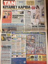 SÜPER TAN GAZETESİ DOĞUM GÜNÜ HEDİYESİ - 16-17 MAYIS 2004 -TAM TAKIM 8 SAYFADIR -Beyazperdeden cinsel çeşitlemeler Türk Sinemasında Erotik Devrim-Türk Sinemasında Cinsellik-Rafet el Roman ile davası süren Tuğba Altıntop-Salih Güney-Cüneyt Arkın-Seyyal Taner-Serpil Çakmaklı-Fulden Uras-Hülya Koçyiğit-Türkan Şoray-Müjde Ar-Şevket Atoşlu-Ayşe Hatun Önal-Deniz Akkaya-Güzide Duran-Savaş Kalafat-Teoman-Suna Kan  Türk sinemasında erotik devrim-Bir dizi Müjde Ar erotizmi-Krizin adı bile yeter-Çeksene elini-Manken savaşı-Cinsel kaygıların rüyaya yansıması-İbret alınacak olaylar-Aynı evde yaşamakla aids bulaşmaz-Cinselliğin kitabı-Kıyamet kapıda-Yatak tekniği-Tatu ustası-Sucu itiraf ettiren rüya-Cinsellikte hipnozun gücü-Aşkın faydaları  Alt başlıklar: Saygın kadınların eteğini kaldırmak elbette bir ‘hayat kadını’nın eteğini kaldırmaktan daha heyecan verici olacak-Cinsel içerikli filmler-Sosyal içerikli filmler-Müjde Ar entelektüel bir cinselliğin kadını mı-Bu filmlerin en önemlileri-Manken şark