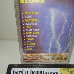 Kaset Hard n heavy slows. deep purple Heart whitesnake scorpions poison wasp...  Orijinal. 1989 Kağıt Baskı. Koleksiyonluk