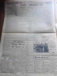 Cumhuriyet Gazetesi - 2 Birincikanun (Aralık) 1940 - Romanya'da neler oluyor yazan Yunus Nadi Başmakale - yüksek bir şevk içinde cephelere hareket eden Yunan askerleri fotoğraf - İstanbul tamamen karanlığa gömüldü - dün gece bütün ışıklar maskelendiği için koca şehir gözlerden silinmişti fotoğraf - Yunanlıların taarruzu muvaffakiyetle neticelendi - Hindiçini Siyam çarpışmaları - Brendizi şehri bombalar altında - İngiliz tayyareleri 12.000 kilo bomba atarak askeri hedefleri yaktılar - Alman fırkaları bugün kralın önünde geçit resmi yapacaklar - Fenerbahçe 4 Vefa 3 fotoğraf - İngiliz Kralı George Almanya'ya Akın yapan tayyarecilerle bir gece geçirdi fotoğraf - Almanlar Southampton'a çok şiddetli bir taarruz yaptılar - Akdeniz'de İtalyan donanması tasfiye edilirken - Amerika süratle 166 torpido yapıyor - milli müdafaa vekili Saffet Arıkan İstanbul'da - sığınakların rolü - Japonların kurduğu hükümeti İngiltere ve Amerika tanımıyorlar - Galatasaray galip - ölüme karşı savaş filmi Sakaryada