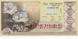 Milli Piyango Bileti 31 Aralık 1978 Onda Bir İ Harfi