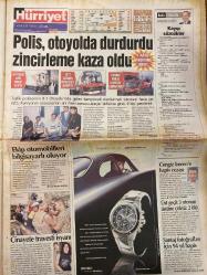 HÜRRİYET GAZETESİ DOĞUM GÜNÜ HEDİYESİ - 6 EYLÜL 2002 -TAM TAKIM 38 SAYFADIR -Recep Tayyip Erdoğan-Emine Erdoğan-Hülya Avşar-Demet Akbağ-Bülent Ecevit-Süleyman Demirel-Oktay Ekşi-Ertuğrul Özkök-Verheugen-Gürsel Aytaç-Adam Davis-Sanderson-Keith Tomayko-Ricky-Charlize Theron-Mirsad Türkcan-Hidayet Türkoğlu-Hüseyin Beşok-Ahmet Kabahasanov-Ahmet Kalkan-Ahmet Kurtuluş-Ahmet Kayaoglu-Hüseyin Özbey-Hüseyin Beşok-Hüseyin Kabataş-Selami Özdemir-Şeref Has-Can Çobanoğlu-Hasan Şaş-Sabancı-Terim-Süreyya Ayhan-Burhan Uslu-İlhan Mansız-Nakata-Sunny Side-Up-Lucescu-Mirza Mansiz-Sumiy Sede-Ümit Davala-Miroslav Stevic-Kalou  Çöküşün 5 nedeni-Steril çadırda yaşıyordu artık özgür-Gen tedavisinin mucize çocuğu-Hülya: En çirkini oydu-Purodan ağzı yandı sigarayı bıraktı-Demet Akbağ Kanal D’de-Emine Hanım taahhüdü-Yaz okulunun tuhaf hocaları-Hoca’dan Tayyip’e oy verme mektubu-HADEP yedi DEHAP’a kaçtı-Suikastten kurtuldu-Açıklamalı yazı-YÖK’ten Türkçe harç-Yüzde 62 dışarda-1.5 metrelik yaratık-Babamızı biz öldü