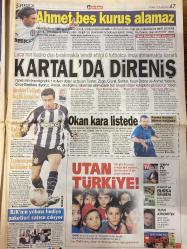 HÜRRİYET GAZETESİ DOĞUM GÜNÜ HEDİYESİ - 19 ARALIK 2003 -TAM TAKIM 48 SAYFADIR -Deniz Seki-Deniz Seki’nin dedesi de cinayetten yatmış-Doktor babanın en zor görevi-Ameliyathane baskını bardağı taşırdı-Michael Jackson-Michael Jackson Müslüman oldu-ABD: İran’a vize koyun-Ladin-Ladin’den emir alan imam elde-Denizbank’a iade yolu-O jüride olsaydım-Ayrılma kavgası gizli müzeyi ortaya çıkardı-Kar İstanbul’u pas geçip gitti-Panik yapmadı-Ahmet Dursun-Ahmet beş kuruş alamaz-Kartal’da direniş-İbrahim Üzülmez-İbrahim Üzülmez bugün imzalıyor-Okan-Okan kara listede-Trabzonspor-Trabzonspor küskünler barajı-Tümer-Utan Türkiye-Can Bartu-Gönlüm Ortega’yı istiyor-Tuncay-Tuncay devreyi kapattı-Daum-Daum: Galibiyete sevinemedik-Van Hooijdonk-Van Hooijdonk riske edilmedi-Aurelio-Aurelio’dan eşine mesaj-Karikatür-Emre OKTAY-Sadık Kemal YAŞAR-Mahmut Karatoprak-Nural Dağdemir-İvan Loubenikov-Süleyman Saim Tekcan-Mehmet Pesen-Ata Demirer-İsmail Nasıl Büyüdü-İsmail-Efendi Enis Fosforoğlu-İnisanmorelu Yüzbaşı-Met