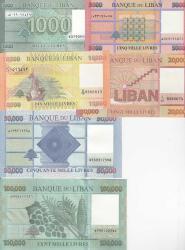 2014-2022 Lübnan 1000-5000-10.000-20.000-50.000-100.000 Livres ÇİL