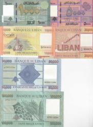 2014-2022 Lübnan 1000-5000-10.000-20.000-50.000-100.000 Livres ÇİL