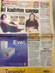 HÜRRİYET GAZETESİ DOĞUM GÜNÜ HEDİYESİ - 26 ARALIK 1999 -TAM TAKIM 44 SAYFADIR -Bin yılın Türkleri-Babayı parmak izi kurtardı-Türkiye yanlış bilgi gönderdi-Taksiye müjde-İnönü’nün yeri-Demirel’den siyasete dönebilirim sinyali-Herkes benim için ağladı-Baba’dan müthiş espri-Umreye vergi engeli-Komutan eşleri mevlitte-Sinema ve tiyatroda Poyrazoğlu fırtınası-Ali Poyrazoğlu-Berin: Binanız’ı oynayabilirim-Dünyaya yalnız zamanında gelin-Fener tılsım bozdu-Zeman inat etme-Ziya Şengül-Yazık-Başkan’a yaylım ateşi-Taraftar Fener’i yalnız bıraktı-Yeni bir başlangıç-Ahmet: Başarı tüm takımın-Sorunumu: Ben şimdi başladım-Besiktaşlı futbolcular Bursaspor galibiyetini kutluyor-Bebişler Karnavalı Çocuk Müzikali-Temel’in Takası-Bremen Mızıkacıları-Soytarılar Okulu-Grizel Çirkin-Uç Baba Hasan-Neseli Çocuklar Komedisi-Pamuk Prenses Çizmeli Kedi-Küçük Denizkızı-Prens ve Periler-Akıladası-Yalan söyleyen yıldızlar-Cia ajanıyım-Barikelik palavrası-Çok mutluyuz dediler az sonra boşandılar-Jodie’nin yalanı-Sili