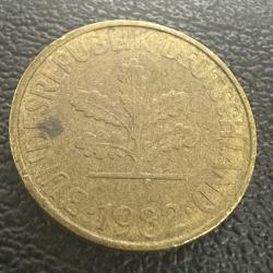 Almanya 10 Pfennig 1982 J