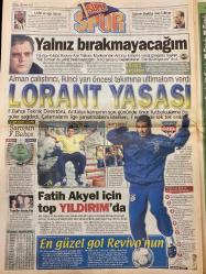 HÜRRİYET GAZETESİ DOĞUM GÜNÜ HEDİYESİ - 18 OCAK 2002 -TAM TAKIM 36 SAYFADIR -Kaşıkçı Elması’nın çalacaklardı-3’üncü boşluk Erbil’i öldürecekti-Mehmet Ali Erbil-15 milyon dolarlık teklif-Bush: Türkiye muhteşem ülke-Başkan Bush-Bülent Ecevit-Oktay Ekşi-Yalnız bırakmayacağım-Aziz Yıldırım-Lorant yasası-Fatih Akyel için top Yıldırım’da-Aziz Yıldırım-Revivo-Batista 1 numara-Samet Aybaba-Galatasaray’a Sergen tehdidi-Sergen Yalçın-Cimbom’a yazık oldu-Umut-Galatasaray haketti-Avrupa Türk modası-Ergin Ataman Avrupa’nın yıldızı-Sasha Tanjevic-Hakan Şükür-Hakan golle tanışamadı-Şenol Güneş-Askol’sun aşk-Nejat Uygur-Burak Sergen-Zeliha Berksoy-Ali Poyrazoğlu-Sadri Alışık Tiyatrosu-Müjdat Gezen Tiyatrosu-Hande Ataizi-Sezen Aksu-Zuhal Olcay-Şebnem Özinal-Metin Akpınar-Mükremin Erdoğan-Paris’te alışveriş bitpazarından yaptı