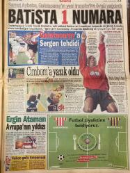 HÜRRİYET GAZETESİ DOĞUM GÜNÜ HEDİYESİ - 18 OCAK 2002 -TAM TAKIM 36 SAYFADIR -Kaşıkçı Elması’nın çalacaklardı-3’üncü boşluk Erbil’i öldürecekti-Mehmet Ali Erbil-15 milyon dolarlık teklif-Bush: Türkiye muhteşem ülke-Başkan Bush-Bülent Ecevit-Oktay Ekşi-Yalnız bırakmayacağım-Aziz Yıldırım-Lorant yasası-Fatih Akyel için top Yıldırım’da-Aziz Yıldırım-Revivo-Batista 1 numara-Samet Aybaba-Galatasaray’a Sergen tehdidi-Sergen Yalçın-Cimbom’a yazık oldu-Umut-Galatasaray haketti-Avrupa Türk modası-Ergin Ataman Avrupa’nın yıldızı-Sasha Tanjevic-Hakan Şükür-Hakan golle tanışamadı-Şenol Güneş-Askol’sun aşk-Nejat Uygur-Burak Sergen-Zeliha Berksoy-Ali Poyrazoğlu-Sadri Alışık Tiyatrosu-Müjdat Gezen Tiyatrosu-Hande Ataizi-Sezen Aksu-Zuhal Olcay-Şebnem Özinal-Metin Akpınar-Mükremin Erdoğan-Paris’te alışveriş bitpazarından yaptı