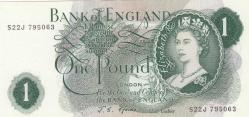 1966-70 İngiltere 1 Pound ÇİL
