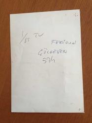 YEŞİLÇAM'IN USTA İSMİ FERİDUN ÇÖLGEÇEN'İN ORİJİNAL FOTOĞRAFI - 18 x 13 cm EBADINDA - FERİDUN ÇÖLGEÇEN BİR FİLM SAHNESİNDE SMOKİNİYLE