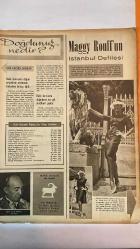 HAYAT HAFTALIK HABER MECMUA, DERGİSİ - ORTA SAYFA POSTER : KAYIĞA BİNİŞ ÇİZER : FAUSTO ZONARO - KAPAK : SUSAN HAYWARD - SAYI : 28 10 TEMMUZ 1959 - SIRA NO : 144 - 5 RENKLİ BİR ESKİ İSTANBUL TABLOSU - ATLI SPOR KULÜBÜ - B.B YENİDEN DÜNYA EVİNDE - 3. HALK OYUNLARI BAYRAMI - ESAT PAŞANIN ÇANAKKALE HATIRALARI - MUSTAFA KEMALİN ESAT PAŞAYA İTHAL ETTİĞİ KANLI HARİTA - ATLI SPOR KULÜBÜ - SOPHİA LOREN DÜZ KUMAŞLARI BEĞENİR - HANGİ BURÇTA KARAKTERİNİZ ? - MAGGY BOUFF'UN İSTANBUL DEFİLESİ - İLK KURBANI BİR ÇOCUK OLAN SAVAŞ - BAİLEY AİLESİNE GİDEN HEDİYE - BERLİN FİLİM FESTİVALİNDE - ADADAN DENİZ - TAM TAKIM 48 SAYFA