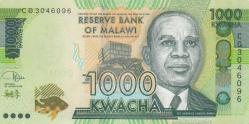 2020-21 Malavi 20-50-100-200-500-1000-2000 ve 5000 Kwacha ÇİL