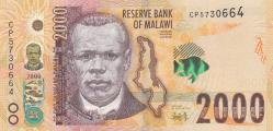 2020-21 Malavi 20-50-100-200-500-1000-2000 ve 5000 Kwacha ÇİL