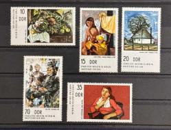 1974 DDR - Tablo Temalı Pul Serisi