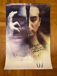 OGÜN SANLISOY * KORKMA 07 * ALBÜM TANITIM POSTERİ * SANATÇIDAN İMZALI * POSTER - AFİŞ * 35 x 50 CM