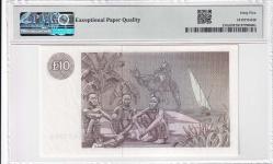 1982-83 İskoçya 10 Pounds ''Clydesdale Bank'' Nadir PMG65 ÇİL