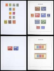 Almanya, 1945-1949,  Komple özel sayfalarda koleksiyon, MNH, MH, Used, Katalog Değeri yaklaşık: 4700,00€