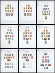 Almanya, 1945-1949,  Komple özel sayfalarda koleksiyon, MNH, MH, Used, Katalog Değeri yaklaşık: 4700,00€