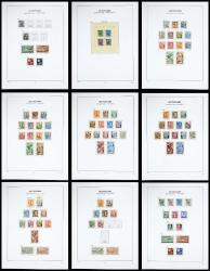 Almanya, 1945-1949,  Komple özel sayfalarda koleksiyon, MNH, MH, Used, Katalog Değeri yaklaşık: 4700,00€