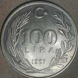 TÜRKİYE  1987   100  LİRA