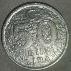 TÜRKİYE  2000   50.000  LİRA