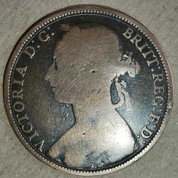 İNGİLTERE 1892  1 PENNY