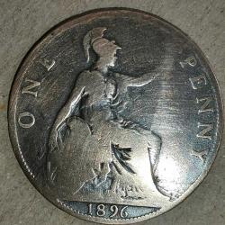 İNGİLTERE 1896  1 PENNY
