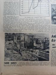 Cumhuriyet Gazetesi - 26 Nisan 1958 - kiralara dair Ticaret bakanı Abdullah Aker'in demeci fotoğraf - Kıbrıs valisi Foot 23 Nisan vesilesiyle Nihayet Türkleri hatırlayabildi - otomobil ithaline dair koordinasyon kararı - Belgrad tarafsız kalacak - barolar başkanı Orhan Arsak ani olarak istifa etti - Adnan Menderes tokyo'dan Güney Kore'ye gitti - altın Dün 151 liraya çıktı - karaköy'deki domuz Sokağı tarihe karıştı fotoğraf - Ankara'da dün 3 basın davasına bakıldı - Üçüncü Alev yazan Nihal Karamağaralı Yazı Dizisi - tablolar önündeyken yazan Ahmet Hamdi Tanpınar - Kızılay'ın genel Kongresi - yavru yeniçeriler yazan Burhan Felek - 43 milyon türkistanlı'ya yardım edilmesi isteniyor - Haldun Taner'in Konferansı - İstanbul'da 24 saat sinema tiyatro programı - Türkiye Şili Milli tenis maçı bugün başlıyor - kardeş takımın ilk maçı bugün Kıbrıs karması Galatasaray - Sadri Usuoğlu Beşiktaş'tan çıkarılıyor mu - federasyon kupası'nda Fenerbahçe Galatasaray 7 Haziran'da oynuyor - Sana yağ