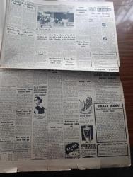 Cumhuriyet Gazetesi - 26 Nisan 1958 - kiralara dair Ticaret bakanı Abdullah Aker'in demeci fotoğraf - Kıbrıs valisi Foot 23 Nisan vesilesiyle Nihayet Türkleri hatırlayabildi - otomobil ithaline dair koordinasyon kararı - Belgrad tarafsız kalacak - barolar başkanı Orhan Arsak ani olarak istifa etti - Adnan Menderes tokyo'dan Güney Kore'ye gitti - altın Dün 151 liraya çıktı - karaköy'deki domuz Sokağı tarihe karıştı fotoğraf - Ankara'da dün 3 basın davasına bakıldı - Üçüncü Alev yazan Nihal Karamağaralı Yazı Dizisi - tablolar önündeyken yazan Ahmet Hamdi Tanpınar - Kızılay'ın genel Kongresi - yavru yeniçeriler yazan Burhan Felek - 43 milyon türkistanlı'ya yardım edilmesi isteniyor - Haldun Taner'in Konferansı - İstanbul'da 24 saat sinema tiyatro programı - Türkiye Şili Milli tenis maçı bugün başlıyor - kardeş takımın ilk maçı bugün Kıbrıs karması Galatasaray - Sadri Usuoğlu Beşiktaş'tan çıkarılıyor mu - federasyon kupası'nda Fenerbahçe Galatasaray 7 Haziran'da oynuyor - Sana yağ