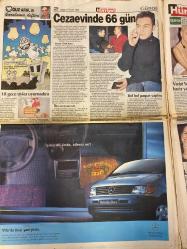 HÜRRİYET GAZETESİ DOĞUM GÜNÜ HEDİYESİ - 18 ARALIK 1997 -TAM TAKIM 46 SAYFADIR -Bill Clinton-Saddam Hüseyin-Abdullah Öcalan-D’Alema-Oktay Ekşi-Ertuğrul Özkök-Ortaç-Rüştü-Löw-Harun-Toshack-Fatih Terim-Yener Süsoy-Serdar Ortaç-Mumcu-Çölaşan-Bekir Coşkun-Vedat Yelkenci-Ağar  Devirene kadar-Çabuk o adama bir yer bulun-Telefon dinleme skandalı-Saddam alçaklar karşımıza çıkın-Sürpriz Çöl Tilkisi Bill’i kurtaramadı-Ülker yine tatsız-Fener Çizme’de tutunamadı-Baraj 75 puan-Rüştü idmana çıkmadı-Fatura yıldızlara-Golcülerin zafer keyfi-Cezalar kapıda-Ertuğrul özür dileriz-Hesabını soracağız-Cezaevinde 66 gün-Tüyap’ta facia-44 yaşında kansere yenildi-Yasak aşka ölüm tehdidi  Güz Aral’ın karalama defteri-18 gece uyku uyumadım-Abdullah Öcalan-Kamran İnan-Kenan Demir-Ramazan Yavuz  İtalya Apo villada-Sığınma için resmen başvurdular-Ankara’dan jet itiraz-Apo’yu kimse kucağında tutamaz-Bild en tehlikeli terörist serbest-60’lık korucudan PKK’ya gözdağı-Apo İsveç Başbakanı’na teşekkür mektubu yazdı