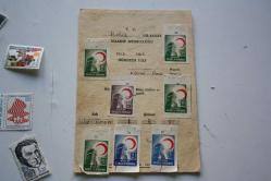 BİTLİS 1959-1960 ÖĞRETİM YILINDAN KALMA PUL VE KARNE + FARKLI PULLAR DETAYLAR RESIMLERDE (((YENİ KOLİ 3 ) P9