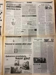 GÜNEŞ GAZETESİ DOĞUM GÜNÜ HEDİYESİ - 19 KASIM 2000 -TAM TAKIM 16 SAYFADIR -Yıldırım Gürses 62 yaşında hayatını kaybetti-Mesut Yılmaz-Beste Kralı-Cottarelli-Abdullah Öcalan-Devlet Bahçeli-Ecevit-Haico Nine-Sevim-Gönül-Nilgün-Asya-Ahmet Çavuşoğlu-Rıza Zelyut-Rahşan-Ertuğrul Baykal-Mustafa Çulcu-Giray Bulak-Sergen-Hakan Şükür-Recoba-Emre Belözoğlu-Jardel-Lucescu-Banu Alkan-Turan Koç-Ünal Aysal-Michael Douglas-Catherine Zeta Jones-Semra Özal-Fatih Ürek-Fahri Ülkü-Orhan Asena-Fahri Özkan-Fahri Asena-Mert Ali Başarır-Faruk Güven-Kahraman Yılmazcan  Memurbank battı kurtaran yok mu-Polis ve öğretmene zam müjdesi-Beste Kralı kalbine yenildi-Çok geç uyandık-Devlet devlete misilleme yaptı-Apo davasından önce PKK’dan iğrenç oyun-5 nesil birarada-5 milyarımı neremi aldı-Yılın düğünü-Kadıköy’de derbi gecesi-Fener erken vuracak-Trabzon’un silahı pres-G.Antep fren yaptı-Tek çare kazanmak-Sergen kadroda yok-Aslan’a Adana morali-Süper Bücür’den süper gol-Lucescu çok mutlu Karaman isyanlarda-Afrodit 5 mi