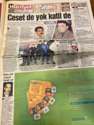 HÜRRİYET GAZETESİ DOĞUM GÜNÜ HEDİYESİ - 10 OCAK 1999 -TAM TAKIM 40 SAYFADIR -Yeşim Salkım-Murat Bardakçı-Hakan Şükür-Mesut Yılmaz-Fatih Terim-Faruk Süren-Reşit Erkoç-Oktay Ekşi-Toshack-Sellami-Ohen-Reşit Öztürk-Refioğlu-Ali Seçen-Cemil Bayık-Duran Kalkan-Papa 2. Jean Paul-Bülent Banka-Tuğay-Fatih-Mustafa Küçük-Ayda Kayar Gaflet üstüne gaflet-Ekonomik kriz tanımayan 4 Türk-Hakan Başbakan Yılmaz’la vedalaştı-Biraz geç olmadı mı?-Grip bayramda gelecek-Canım sıkılsa da gereğini yapacağım-DYP-DSP’de ilk uzlaşma-Eski hükûmet dakikada kuruldu-Moshoe’nun hayali-Gençlerimiz pırıl pırıl-Reşit Öztürk Transfer bitmedi-Söz verdiler-Yeni başbakanlar Aksu ve Başak-İstifa sinyali-Gidiyorum Başbakanım-Bitsin artık bu iş-Cimbom Vahşi Batı’da-Juventus seni bekliyor Hakan-Roma’da panik üç Apo daha geliyor-Kosova’da Sırplar yine saldırıyor-Grip salgını İngiliz sağlık sistemini vurdu-Papa’ya porno internet sayfası-İntihar danışma bürosuna izin verildi-ABD’nin KKTC olarak tanısın-Üç Baba Hasan müzikli oyun-K