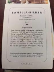 KRT147----SANELLA-BILDER AFRİKA KARTI  --BOZKIRDA YANGIN NO 54
