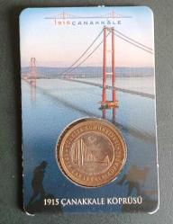 1915 Çanakkale Köprüsü Hatıra parası Kitinde