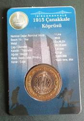 1915 Çanakkale Köprüsü Hatıra parası Kitinde