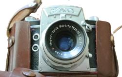 Vintage Ihagee Exa & Exakta Fotoğraf Makinesi – Trioplan Lensli – Koleksiyondan çıkma