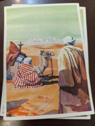 Efemera - KRT148----SANELLA-BILDER AFRİKA KARTI  --LİBYA ÇÖLÜ NO 10 - kitantik - kitaLog