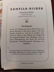 KRT148----SANELLA-BILDER AFRİKA KARTI  --LİBYA ÇÖLÜ NO 10