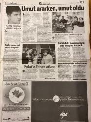 HÜRRİYET GAZETESİ DOĞUM GÜNÜ HEDİYESİ - 19 MART 1999 -TAM TAKIM 46 SAYFADIR -Kıvrıkoğlu-Demirel-Ecevit-Ergun Özkök-Oktay Ekşi-Kutan-Murat Yakin-Sadi Kemal Yaşar-Rüştü-Löw-Uluç Sağ-Metin Sertoglu-Ergin Kratzer-İsmail Er-Bayram Aydın-Ahmet Tercüman-Engin Kratzer-Ülku Ergün-Toshack-Samaranch-Murat Çelik-Dr Abas Altıok-Dr Abas Baran-Dr Abas Kiper-Polat-Hayrettin Karabey-İlhan Kaya-Süleyman Arat  Uyarı depremi-Komplo kanıtı-Bir kahvenin hatırı-İkiyüzlü dostlarımız-Kafam rahat değil-Golsüz geçen 907 dakika-Löw’den doping uyarısı-Olaylı maç Fener’in-83-76-3 saat dil döktü-Sarı Fırtına geliyor-Ohen şov yaptı-Yeni sayfa açtım-Fatih’ten anlamlı ziyaret-Hasan’ın savunması istendi-Yalan söylediler-Celtics’te bayram-Cimbom, Fener’e rövanşı vermedi: 3-1-Bayan basketbolda 4 maç oynanacak-Gönlümde NBA var-Toshack yine nakavt-Samaranch güven tazeledi-Umut ararken umut oldu-Genç doktora yardım yağıyor-Doktorlardan park parası almıyoruz-Aşıktırmadan rahatsız olduk-Polat’a Fener atkısı-BMW’deki bombacılar