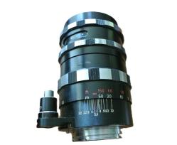 Alman Telefoto Vintage Lens A. Schacht Ulm Travenar R 135mm f/2.8 Kutusunda