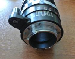 Alman Telefoto Vintage Lens A. Schacht Ulm Travenar R 135mm f/2.8 Kutusunda