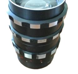 Alman Telefoto Vintage Lens A. Schacht Ulm Travenar R 135mm f/2.8 Kutusunda
