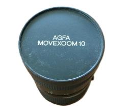 AGFA MOVEXOOM 10 üzerinde kullanılan AGFA VARIOSTAR 1:1.8/6–60 zoom lens