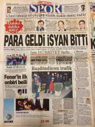 HÜRRİYET GAZETESİ DOĞUM GÜNÜ HEDİYESİ - 27 OCAK 1999 -TAM TAKIM 36 SAYFADIR -Sedat Simavi-Akıl durduran iddia-Kutan-Ordu­muza en iyi niyetle bağlıyız-Oktay Ekşi-Anormal olan-Ertuğrul Özkök-Tansu Çiller-Cristian deneniyor-Toshack-Amokachi-Ersun Yanal-Faruk Süren-Popescu-Meriç Enercan-Salim Kaptan-Gordon Milne-Doğan Uluç-Ayhan Atakol-Emin Çölaşan-Halit Öztürkmen  Skandal kapıda-Din istismarı MGK gündemine geliyor-Suçu ekmek çalmak-Mapustaki çocuk-Araba devrilmeden-Telekom hata faturasını cebe çıkarttı-Anormal olan-Kavgayı askıya alan şarkı-Sibel’i yumuşatan arabesk nağmeler-Sergen Fenerbahçe’de-Kartal kapıyı açtı-Amokachi sürprizi-Para geldi isyan bitti-Baş döndüren trafik-Fener’in ilk onbiri belli-Sydney de zorda-Rus golcü sürprizi-Beşiktaş kapıyı açtı-Uçağın düşüş nedeni pilotların anlaşamaması-10 bin yıl işleyecek saat-Erbakan bitmiştir  Gremlins ￼