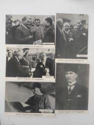 '' Nurdan Yayınları'nın Armağanıdır '' Siyah Beyaz 5 Adet ATATÜRK Kartpostalı - 14.5/10 cm.